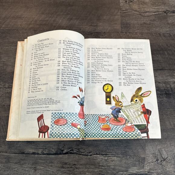 Richard Scarry's Best Story Book Ever Hardcover, Golden Book 1973 - Picture 4 of 8